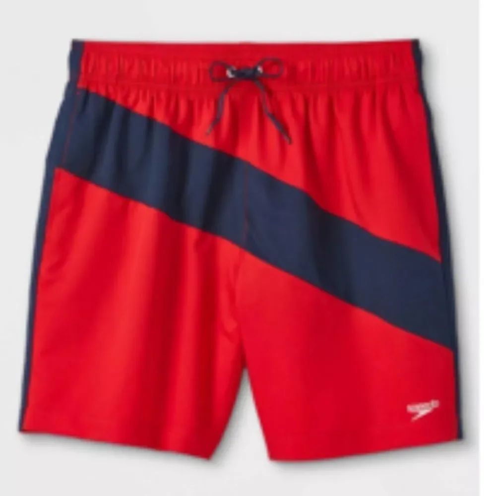 Speedo Men's Seaside 18" Volley Swim Trunks Sz Med